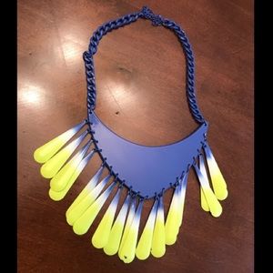 Zara neon ombré necklace